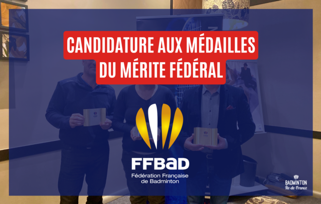 Candidature aux médailles du Mérite Fédéral