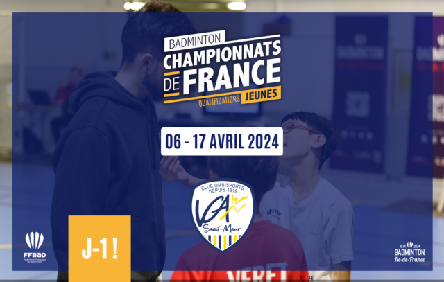 J-1 avant les qualifications du Championnat de France Jeunes