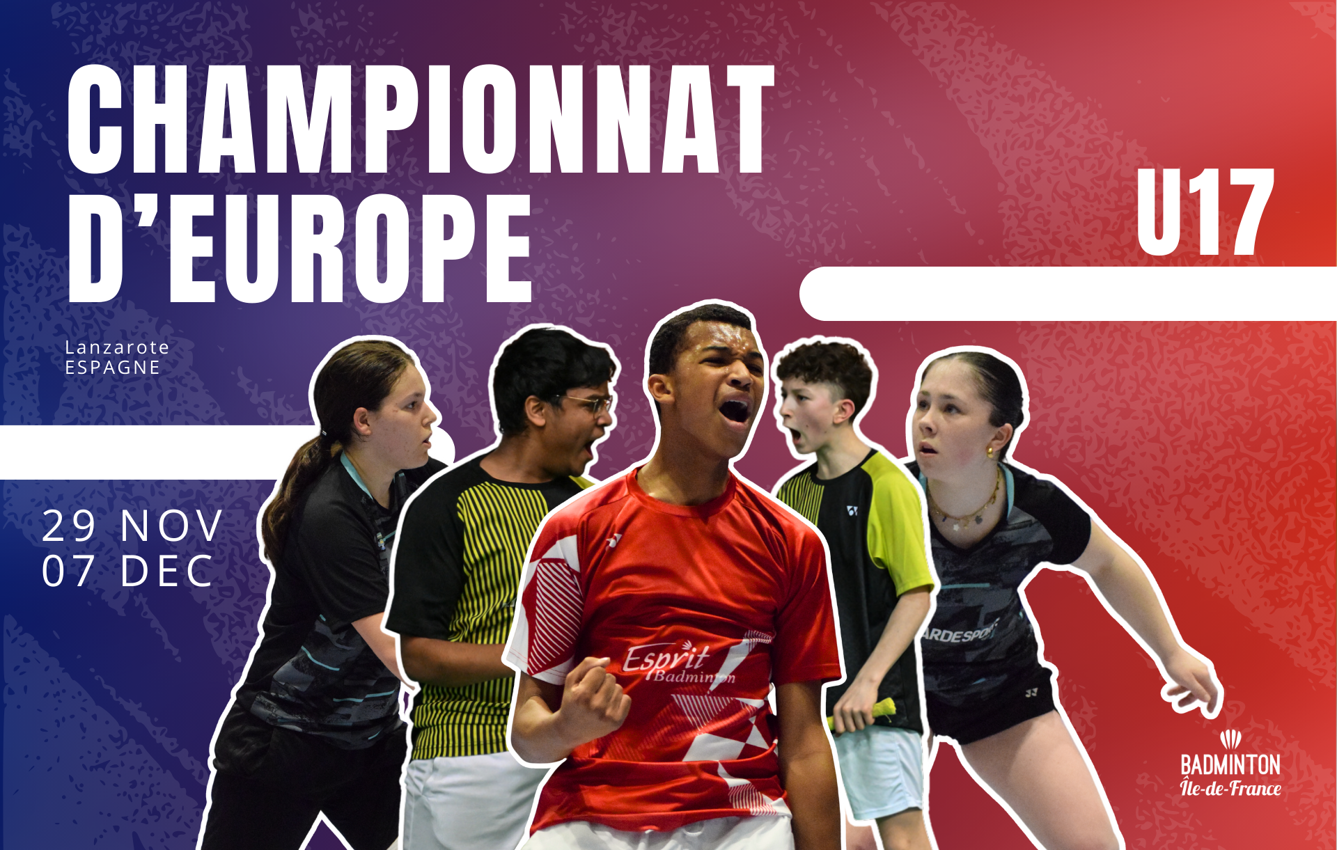 Championnats d'Europe U17 Facebook