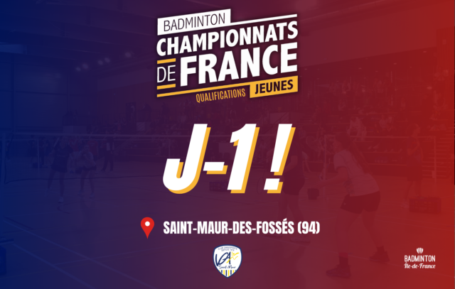 J-1 avant les qualifications du Championnat de France Jeunes