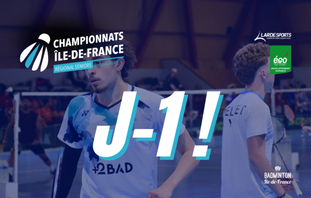 J-1 avant le Championnat Régional Senior !