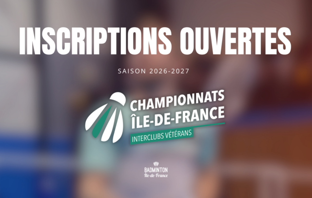 Inscriptions ICR Vétérans